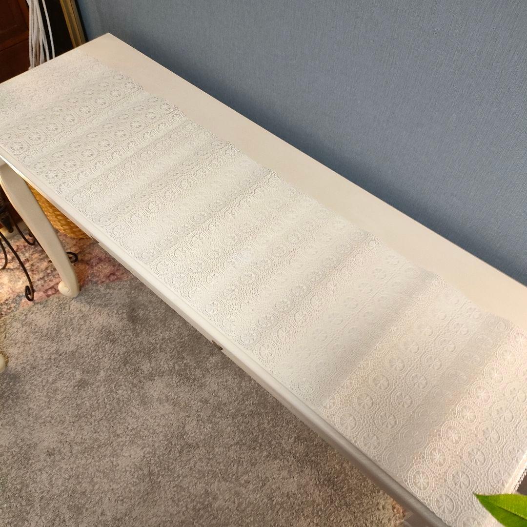 コンソールデスク アンティークホワイト 姫系家具 パイン材