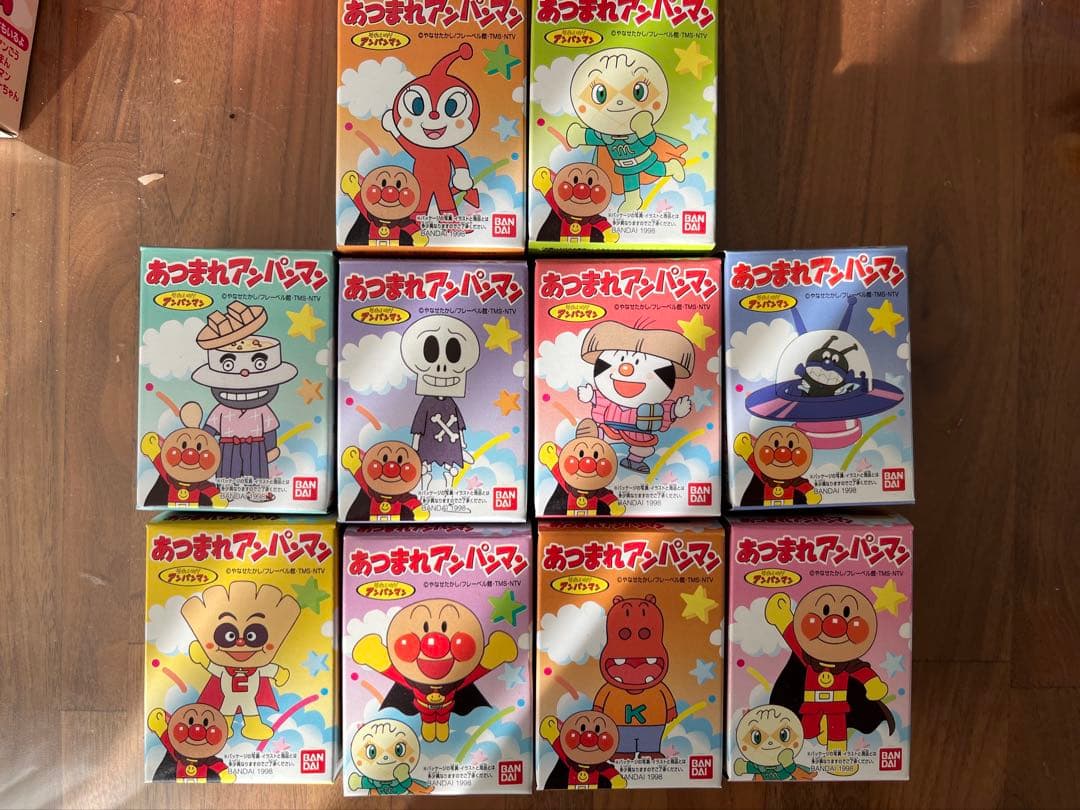 激レア　アンパンマン指人形　30年前昭和レトロ　希少　未開封　コンプリート