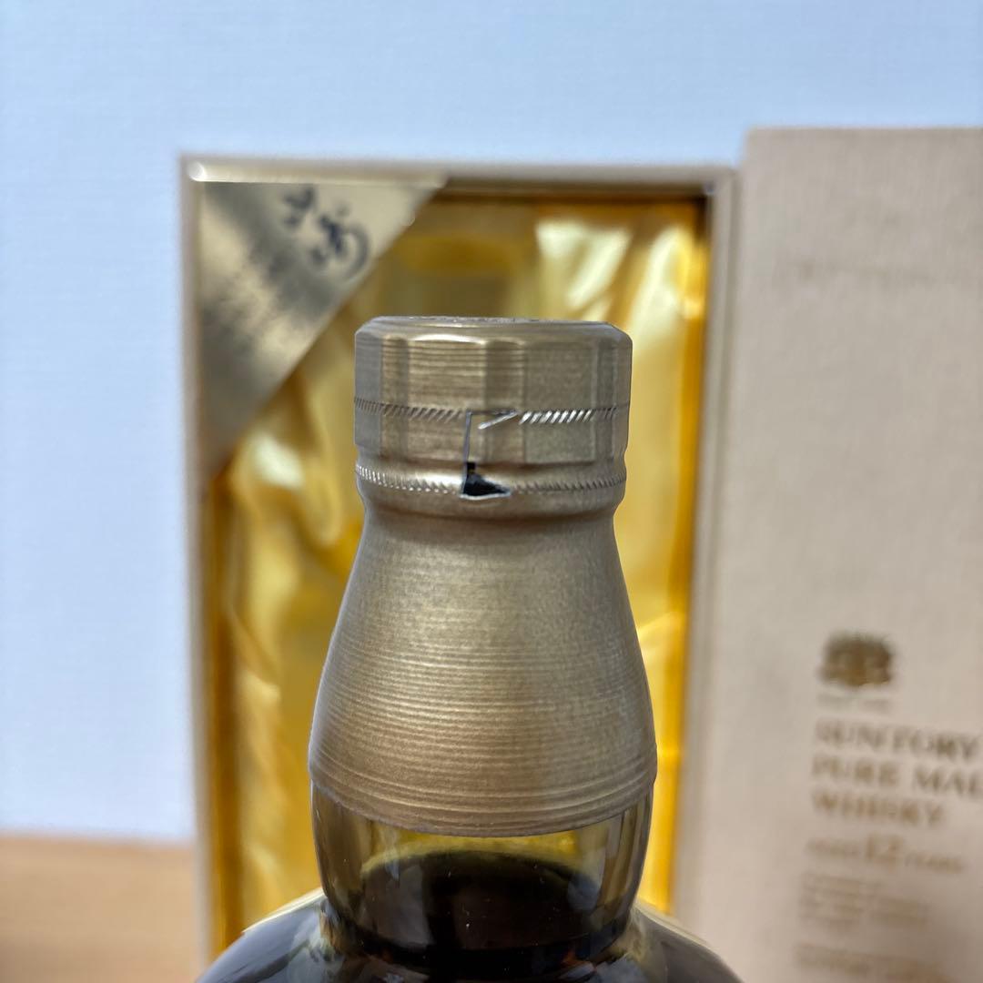 サントリーピュアモルトウイスキー　山崎12年　1000ml 化粧箱付き　未開封❶