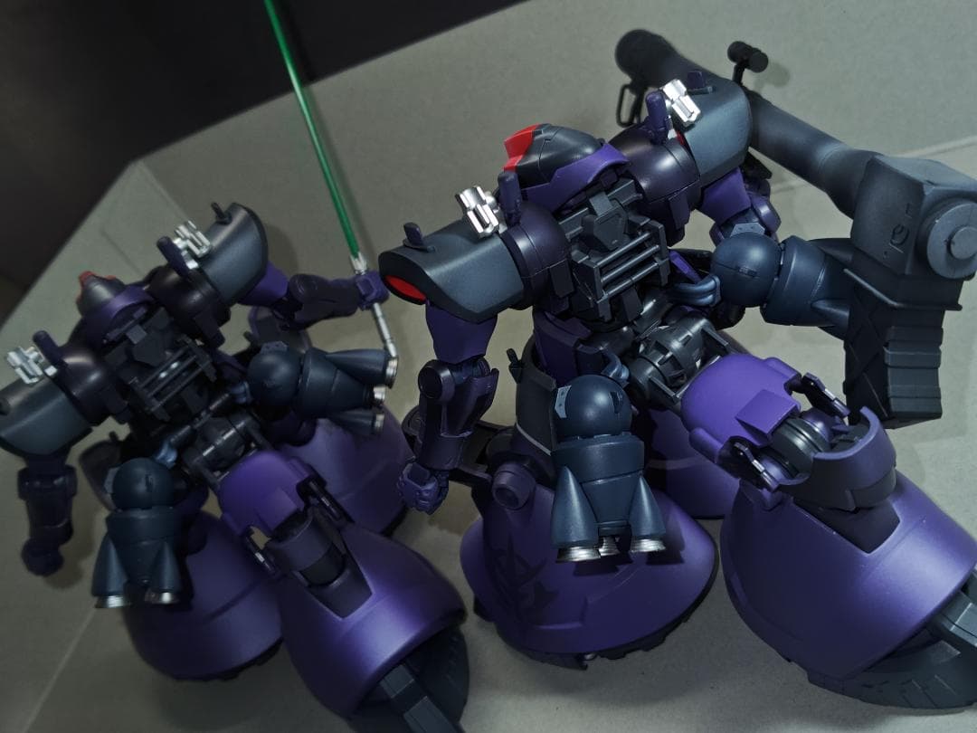 マ*サ様 HG-リックドム（GQ）ガイア機/オルテガ機全塗装完成品2体セット
