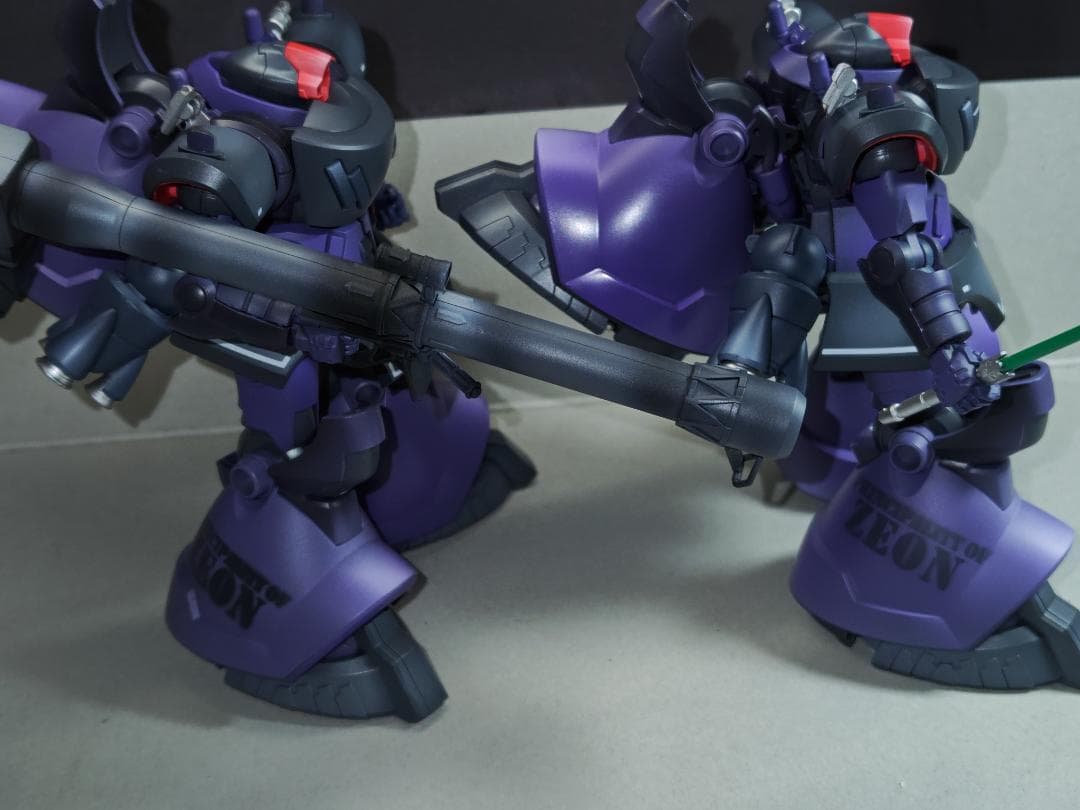マ*サ様 HG-リックドム（GQ）ガイア機/オルテガ機全塗装完成品2体セット