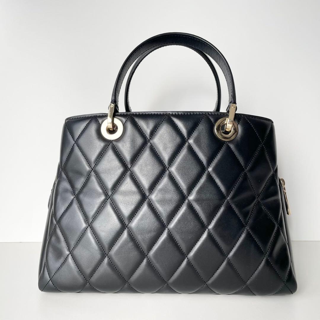 【極美品】kate spade ハンドバッグ キルティング キャリー サリバン