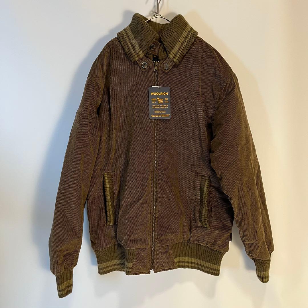 新品未使用　WOOL RICH 中綿ブルゾン　XLサイズ　裏地キルティング