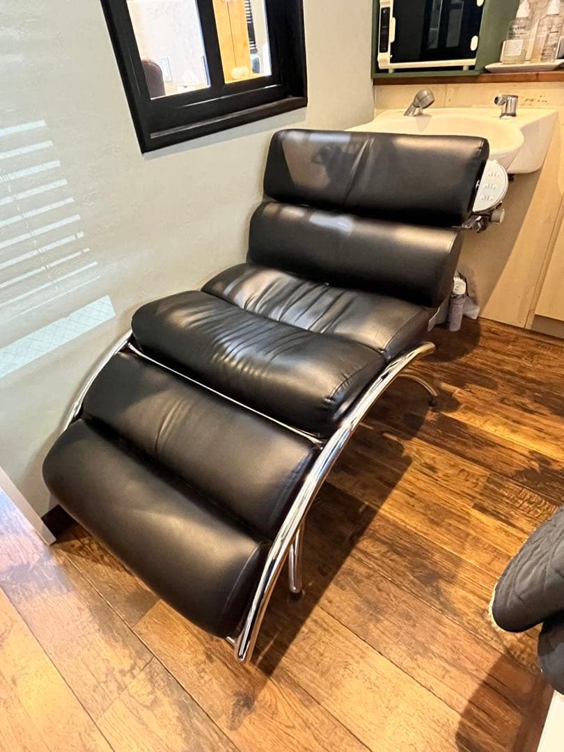 美容室シャンプー椅子　電動リクライング