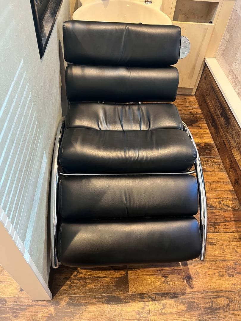 美容室シャンプー椅子　電動リクライング