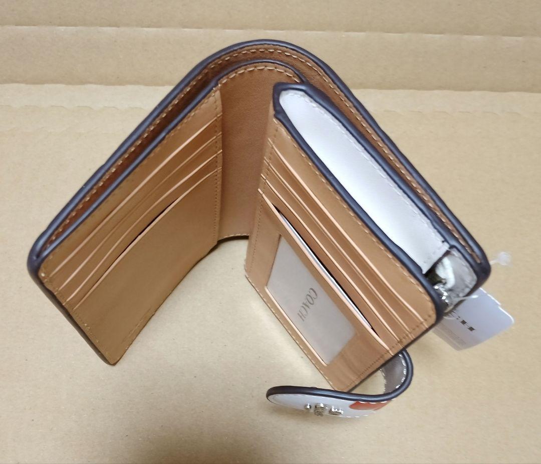 【オープン価格】COACH チェリー柄 二つ折り財布