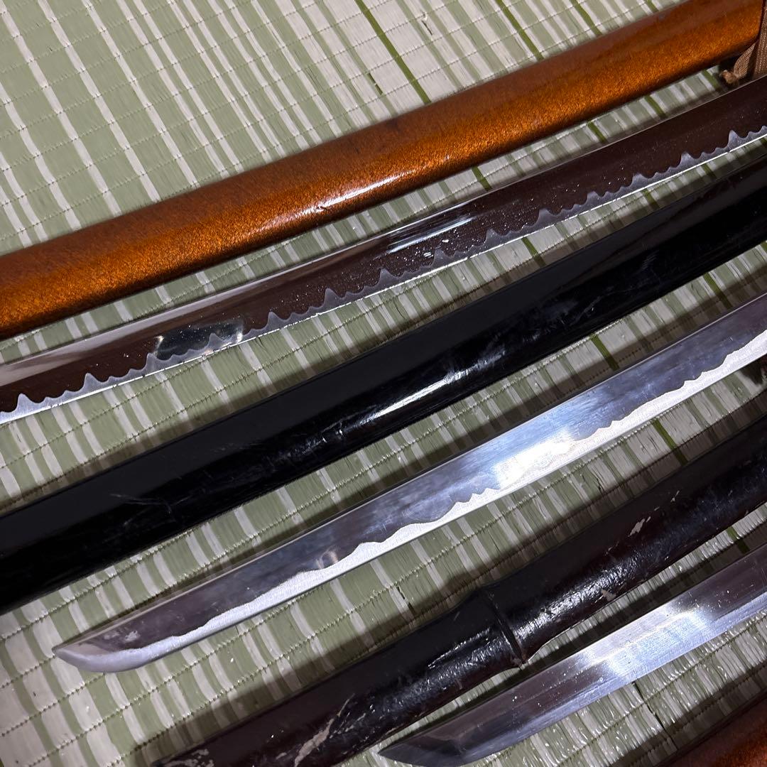 模造刀　模擬刀　武士　侍　伝統工芸　剣　鞘竹　小太刀　鞘　鍔　大衆演劇　５本