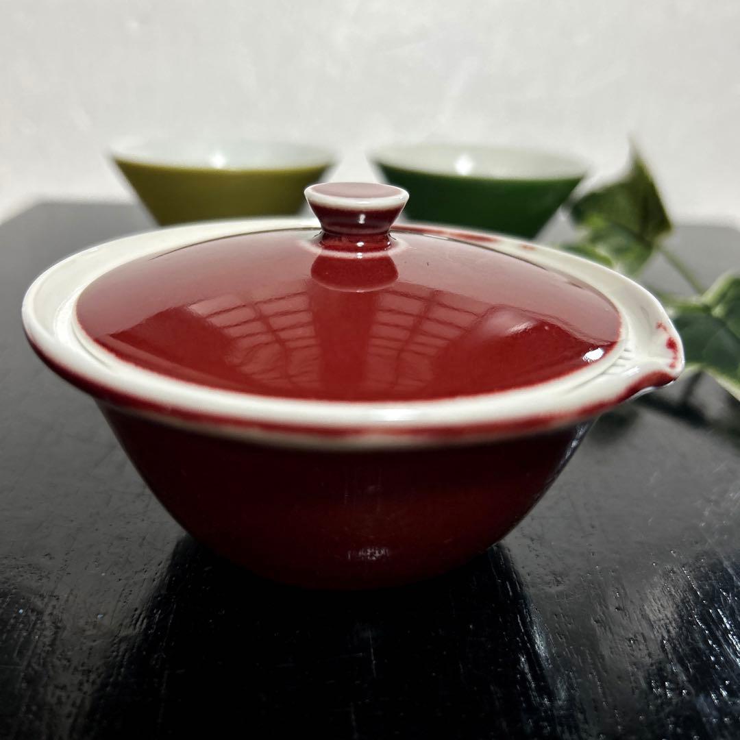 新品　朝日焼　朝日豊斎　窯変煎茶器　宝瓶　茶碗　急須 煎茶道具 茶器　遠州七窯