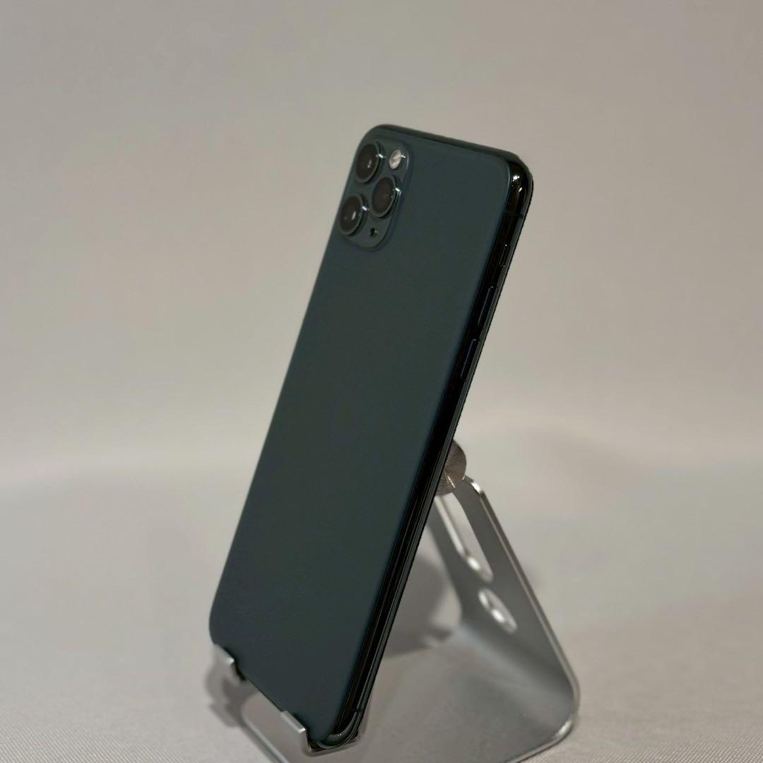 『美品』iPhone 11 PRO MAX 256GB ミッドナイトグリーン