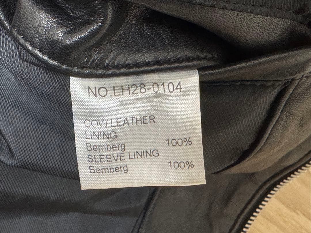 【美品】LITHIUM HOMME 42 リチウムオム シングルライダース