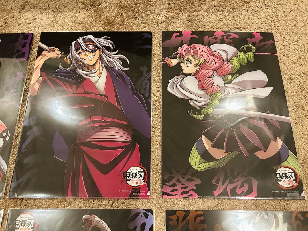 鬼滅の刃　ランチョンマットケース　ワールドツアー　8点セット