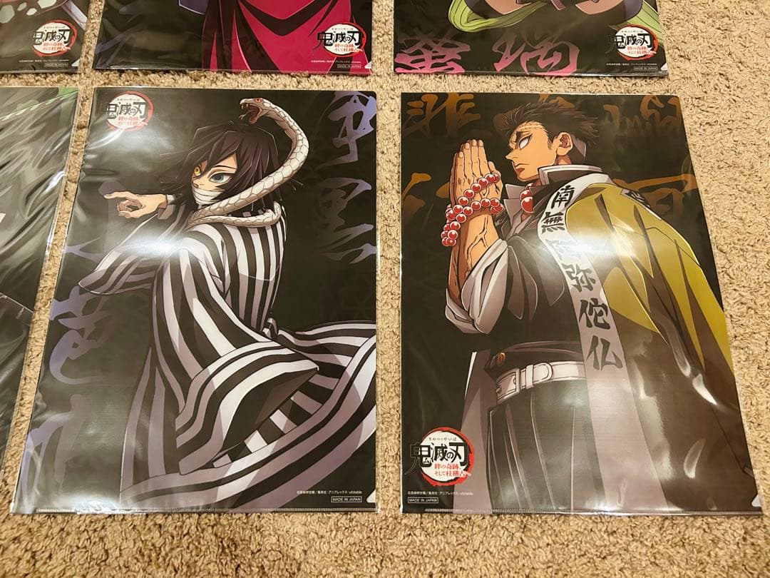 鬼滅の刃　ランチョンマットケース　ワールドツアー　8点セット