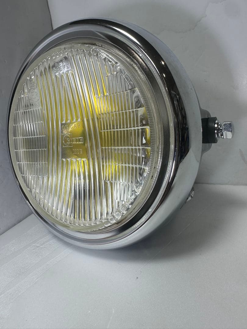 新品/当時物シビエスーパーオスカー凹みレンズ付きヘッドライトASSYマーシャル