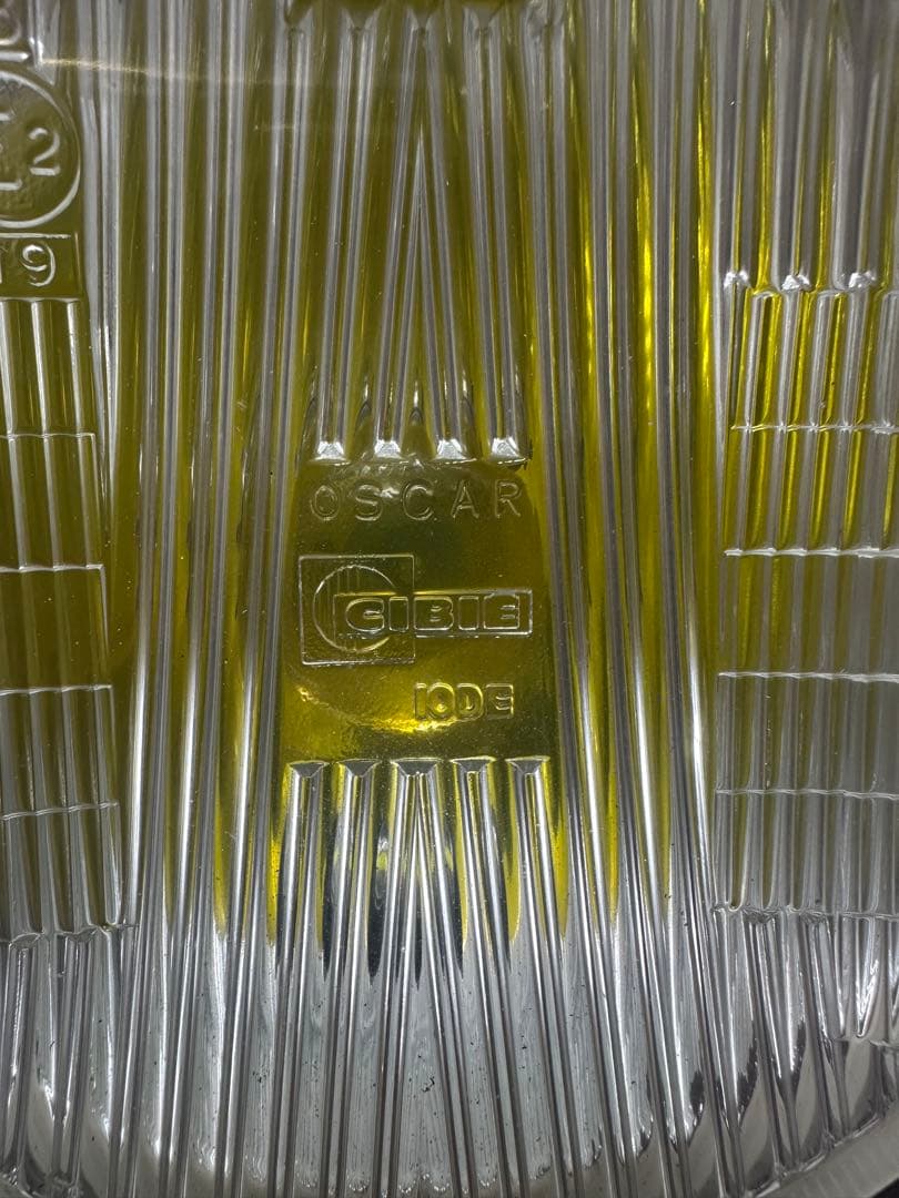 新品/当時物シビエスーパーオスカー凹みレンズ付きヘッドライトASSYマーシャル