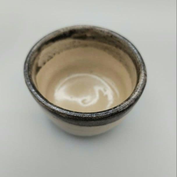 小山富士夫(古山子)　酒觴(呉須刷毛目)