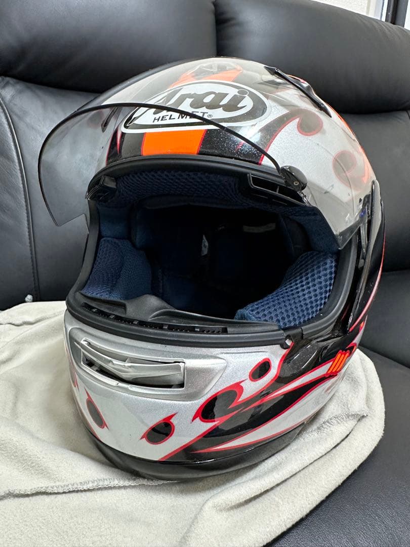 Arai RX-7 RR4 ヘルメット Mサイズ（内装Lフィット・中古）