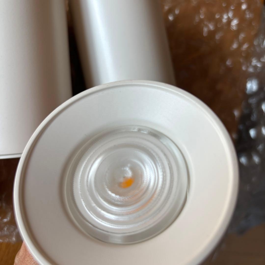 【集光】Panasonic LEDスポットライト ホワイト E26 温白色