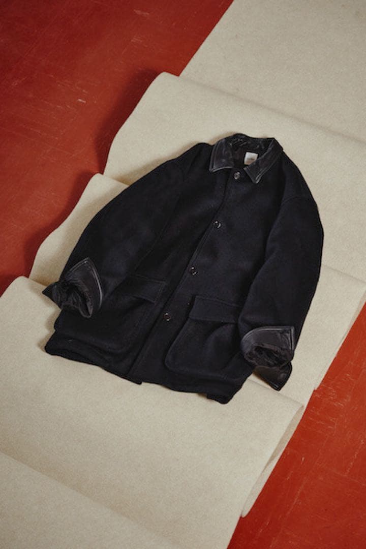 ジャケット・アウター BISOWN LAMBSWOOL HUNTING COAT