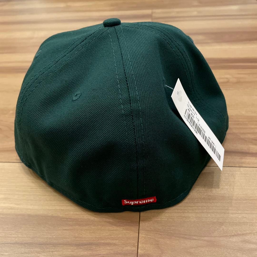 Supreme S Logo New Era キャップ グリーン 7 1/2