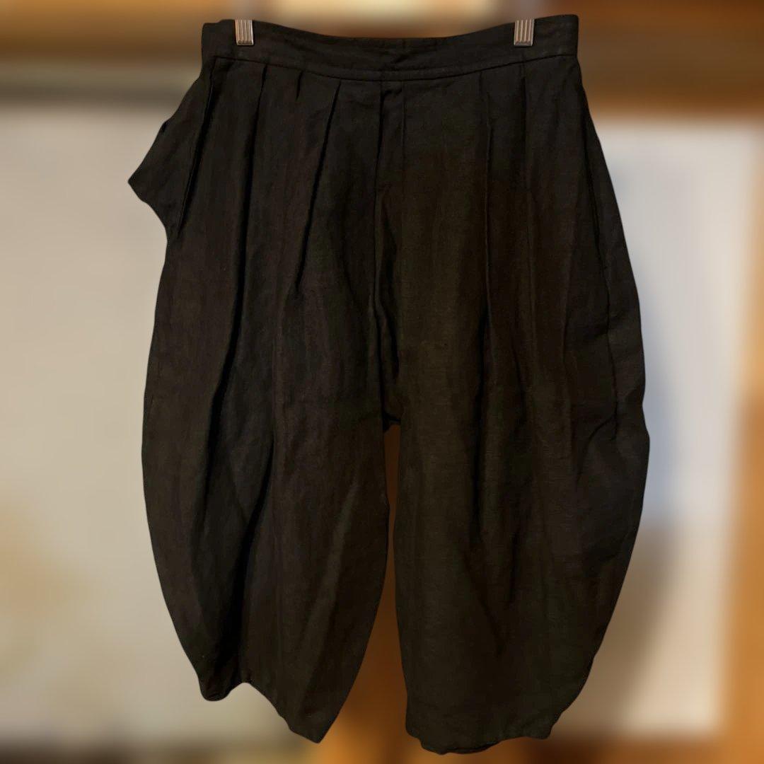 コムコム COMME des GARCONS リネン バルーン パンツ XS