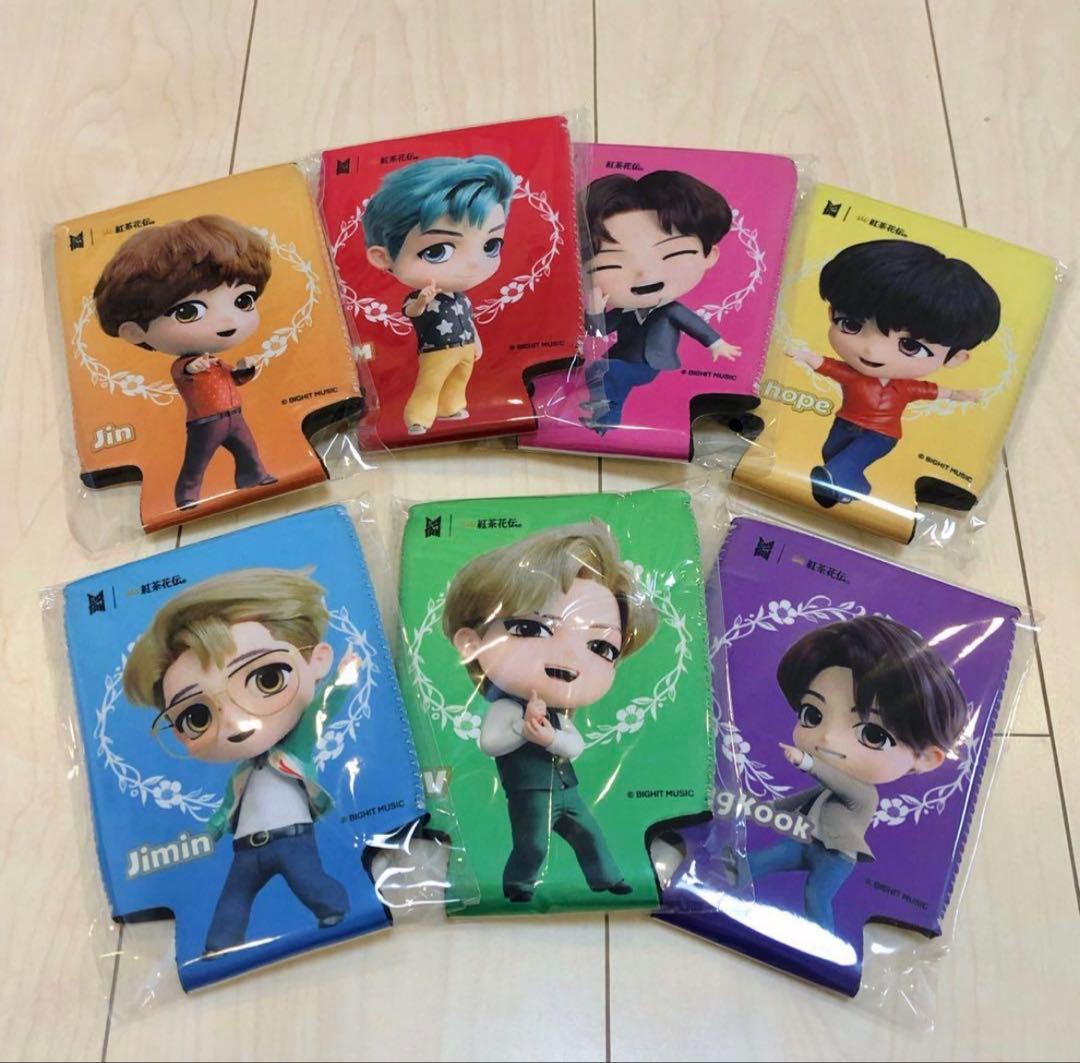 TinyTAN紅茶花伝コラボボトルホルダー７種セット