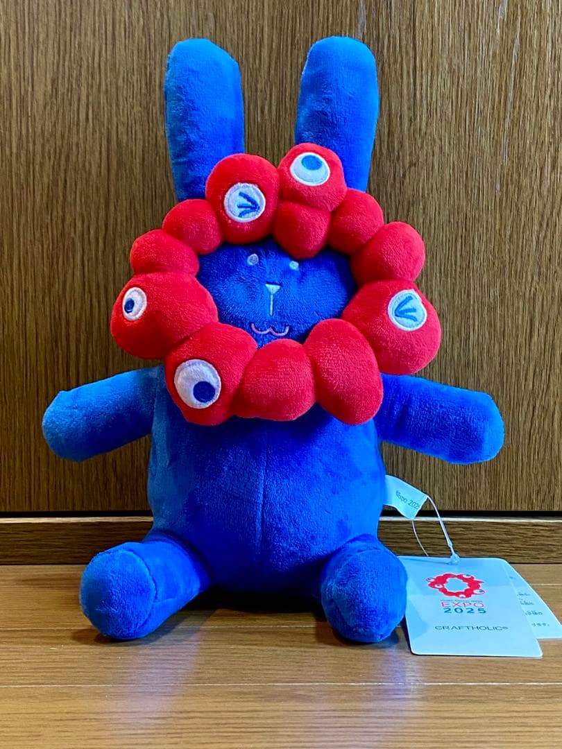 送料無料　万博　クラフトホリック&ミャクミャクなりきりおすわりマスコット　うさぎ