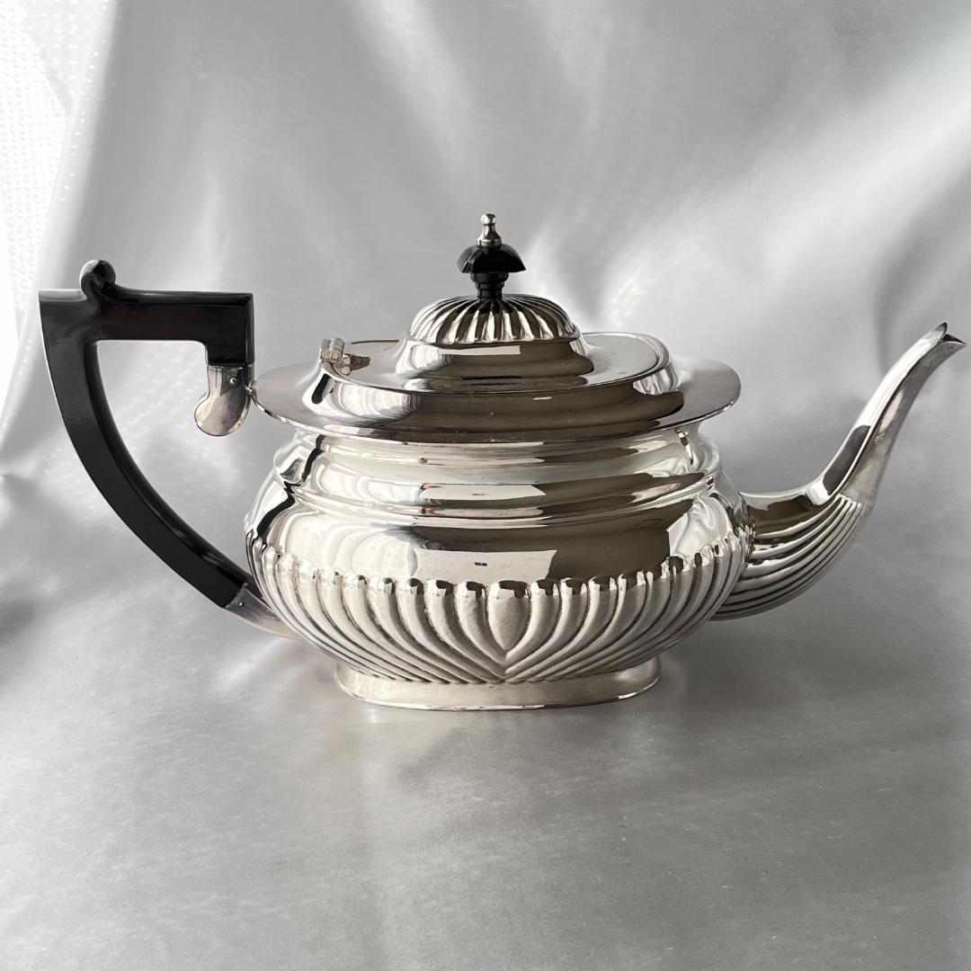 【J B Chatterley & Sons】 ハーフリブのティーセット 3点