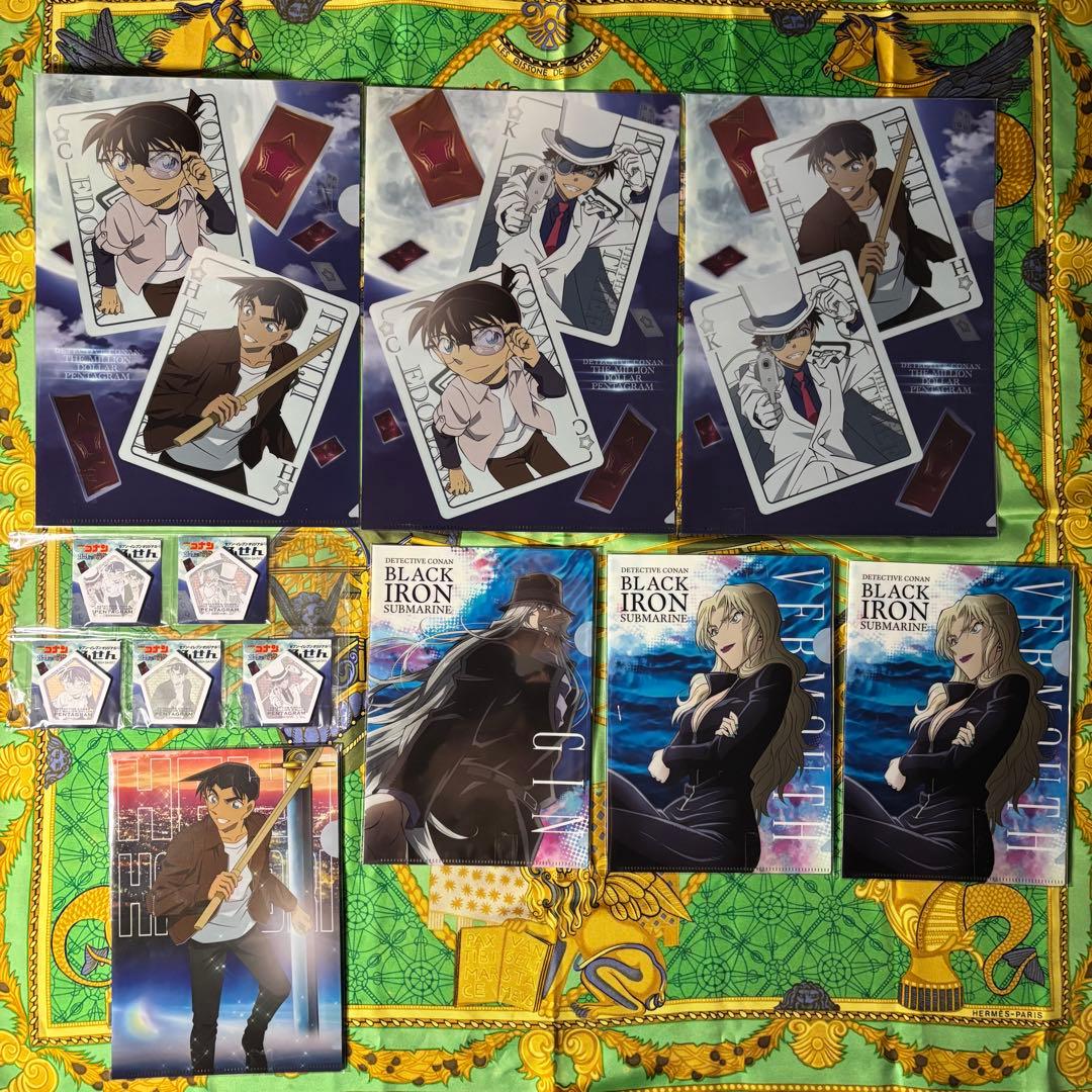 名探偵コナン フライヤー 帯 クリアファイル ふせん など 計18種19 グッズ