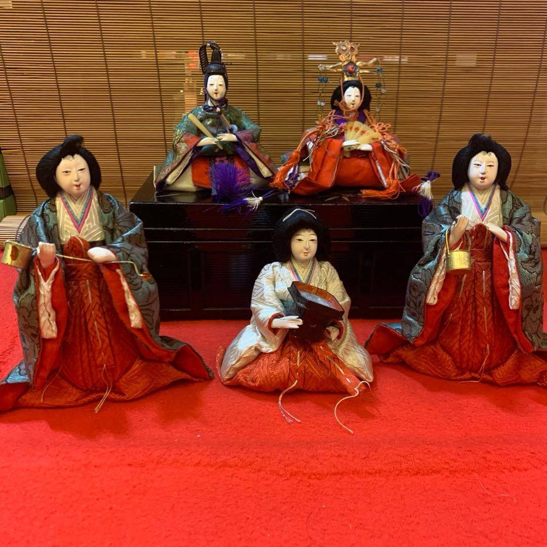 雛人形　お内裏様　アンティーク　蔵出し　大正　昭和初期