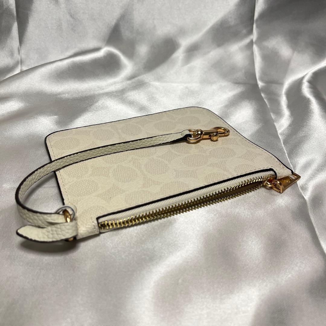 COACH コーチ ローアンバケットバッグ＋ハンドバッグ ホワイト ショルダー付