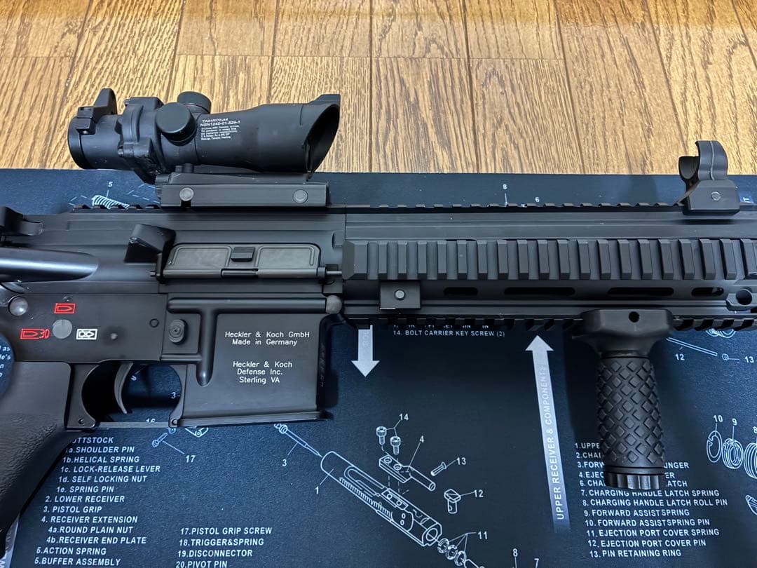 BOLT DEVGRU HK416D 電動ガン フルセット サバゲー