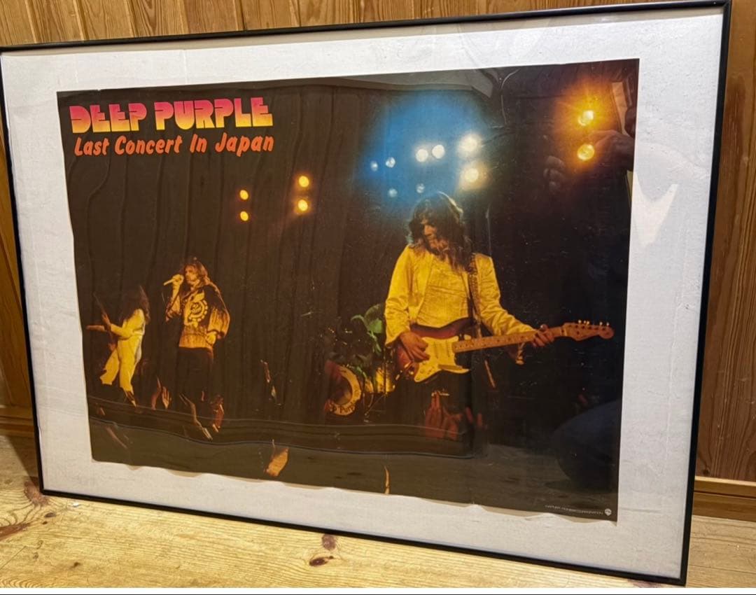 激レア! ディープパープル ラストコンサート　IN JAPAN A1告知ポスター