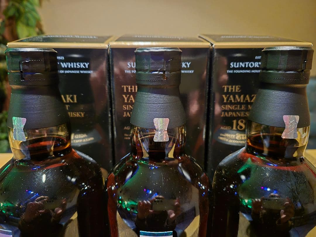 【山崎 18年】 シングルモルトウイスキー 【3本セット】
