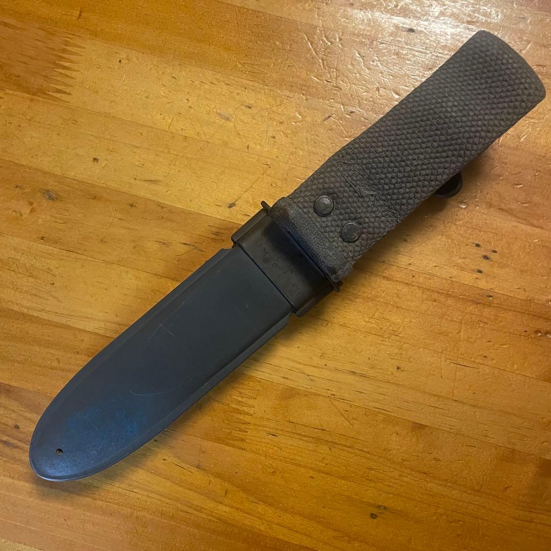 米海軍・カミラス社製USN Mark 1ナイフ／シース付き（良品）