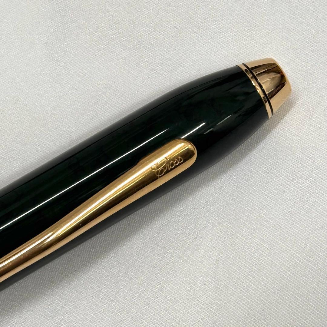 CROSS ペン先 14K 刻印 グリーンカラー クロス 万年筆 箱など全てあり