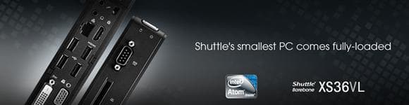 Shuttle XS36VL スリムデスクトップPC