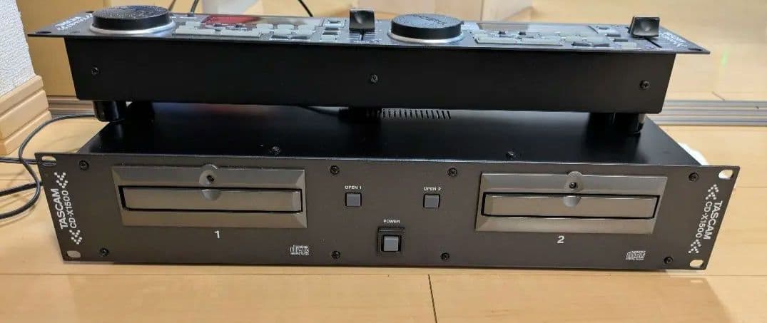 TASCAM CD-X1500 CDデュアルプレーヤー