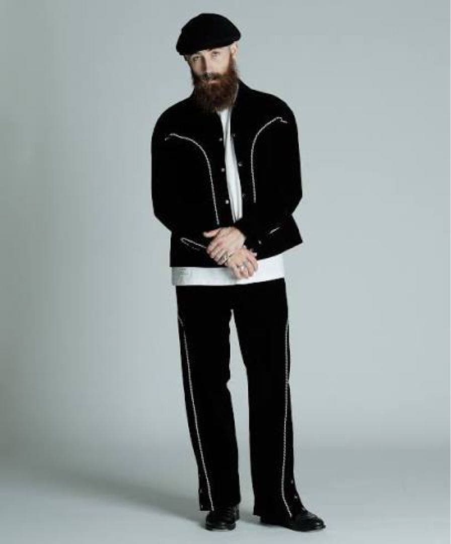 schott ベロアジャケット セットアップ XL