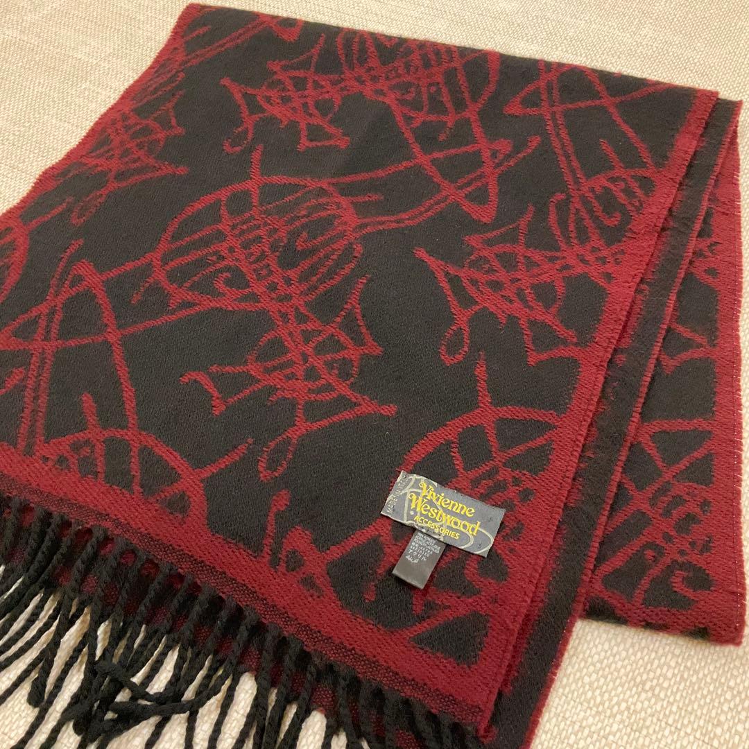 ヴィヴィアン マフラー リバーシブル 廃盤 希少 オーブ 美品