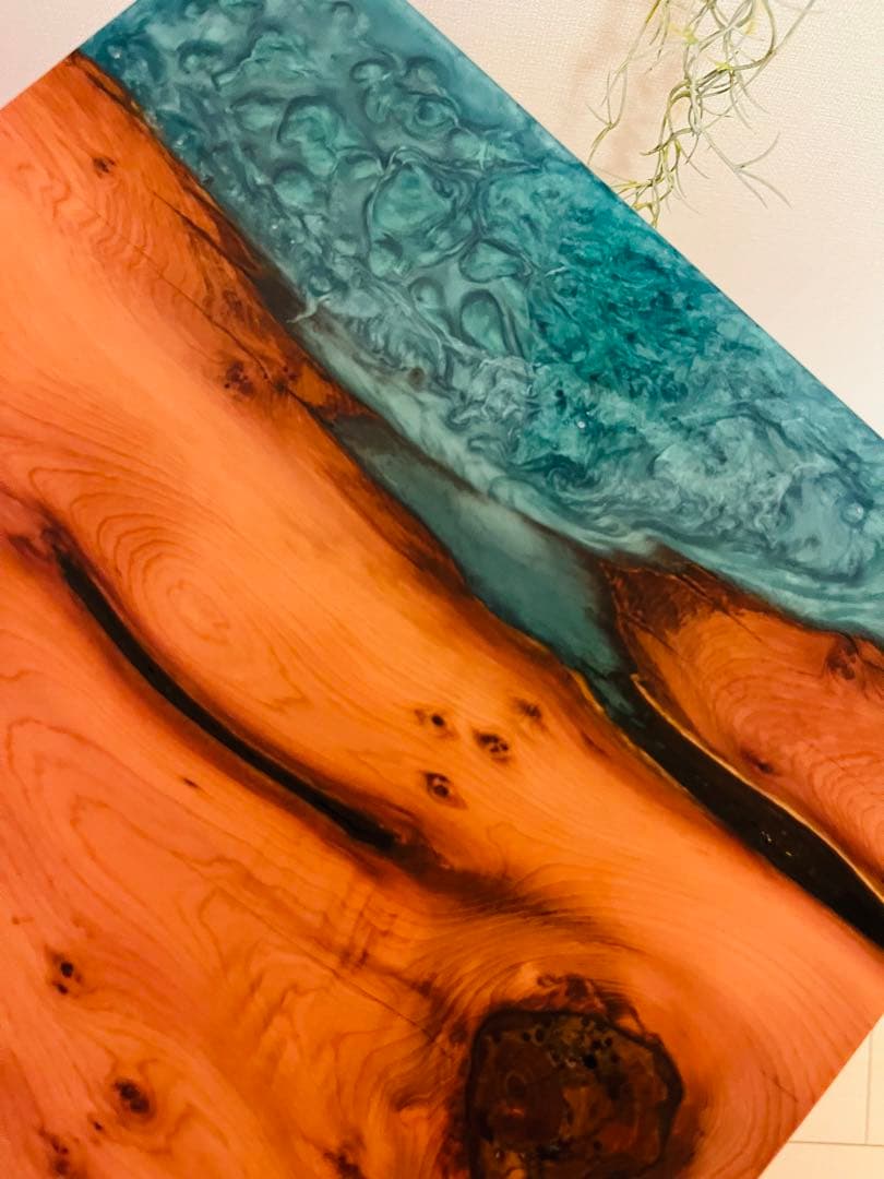 ソファテーブル　サイドテーブル　レジンテーブル　一位　コーヒーテーブル　一枚板