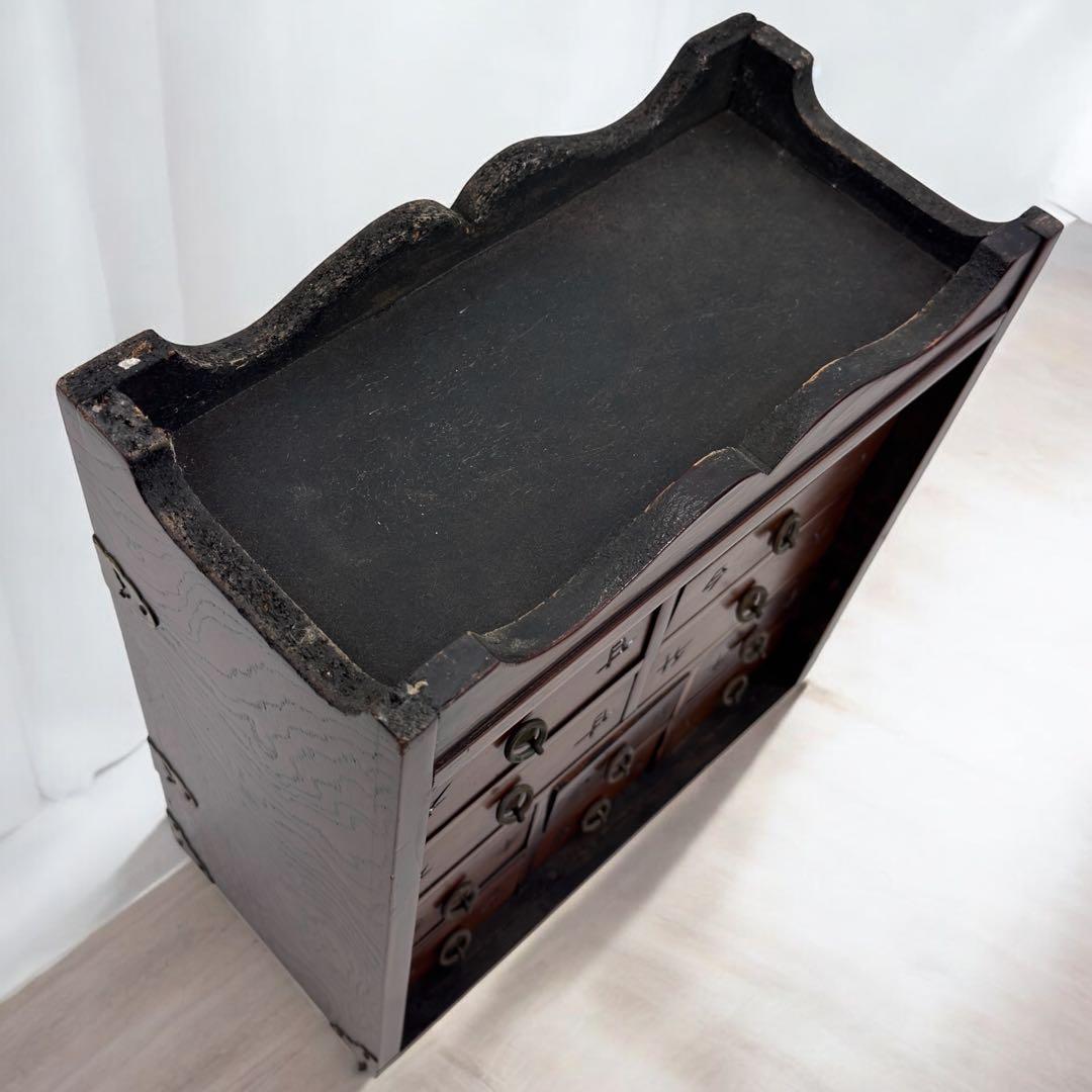 李朝家具 卓上 薬箪笥 小引き出し 小箪笥 韓国朝鮮 古民