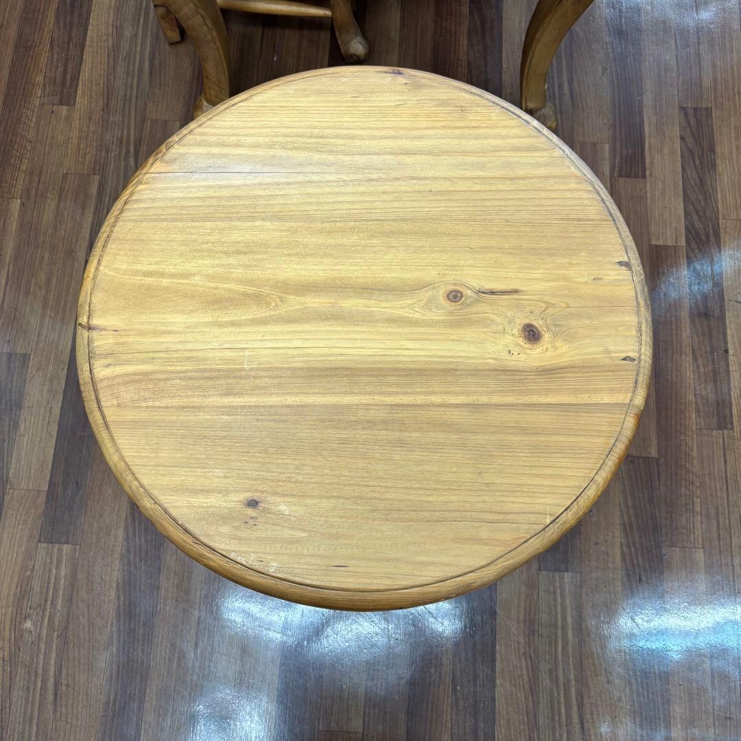 フランス田舎家具 カントリー家具 コーヒーテーブル100%リサイクル杉材