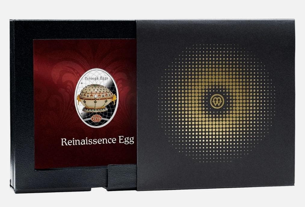 2025年ニウエ ファベルジェの卵（ルネッサンス プルーフ銀貨）