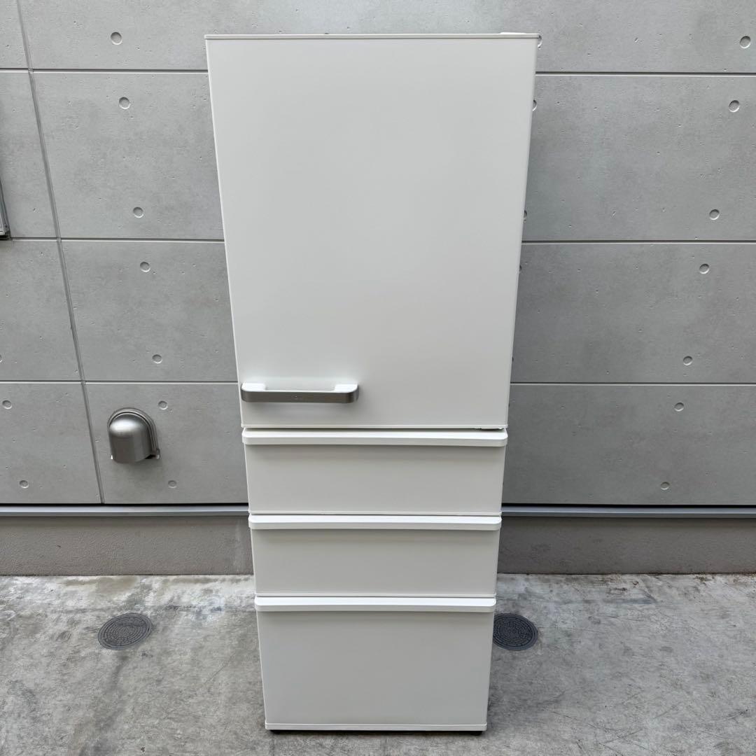 75⭐️2022年製美品★アクア　冷蔵庫　ホワイト　大型　4ドア　355L