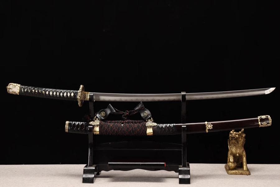 菊の太刀 日本刀 模造刀 居合刀 武士道 武蔵 鑑賞用 手鍛造打