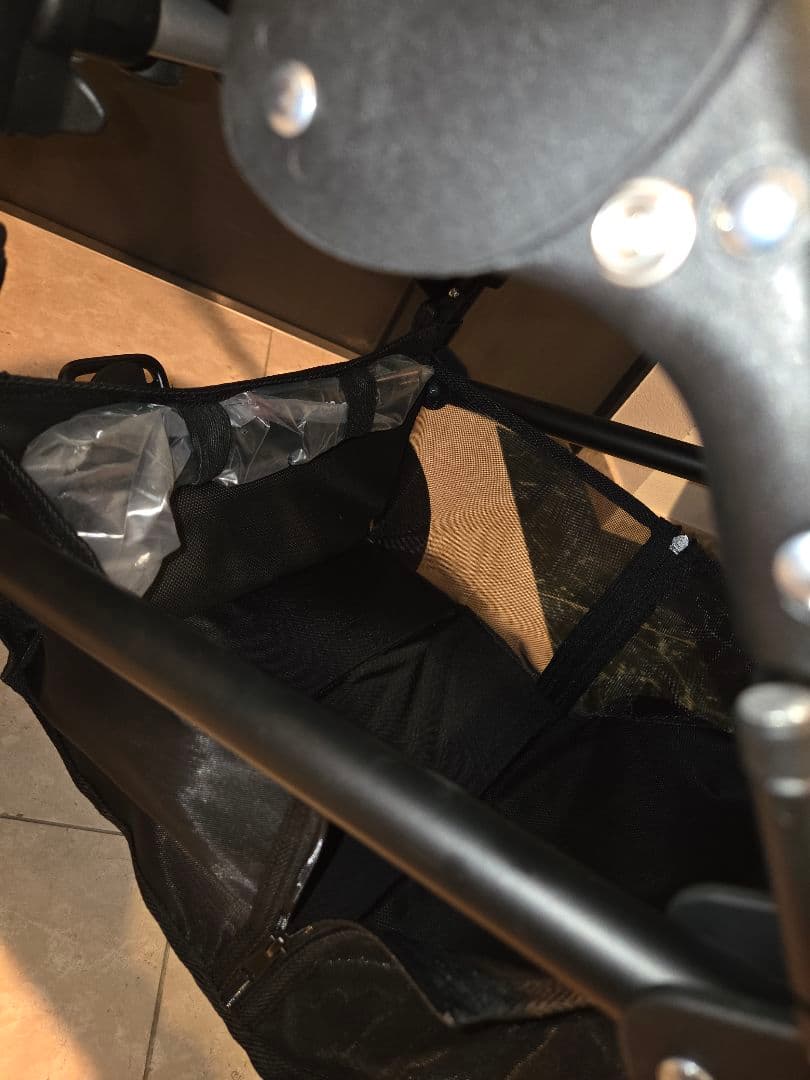 AirBuggy 犬用カート ブラウン メッシュカバー付き