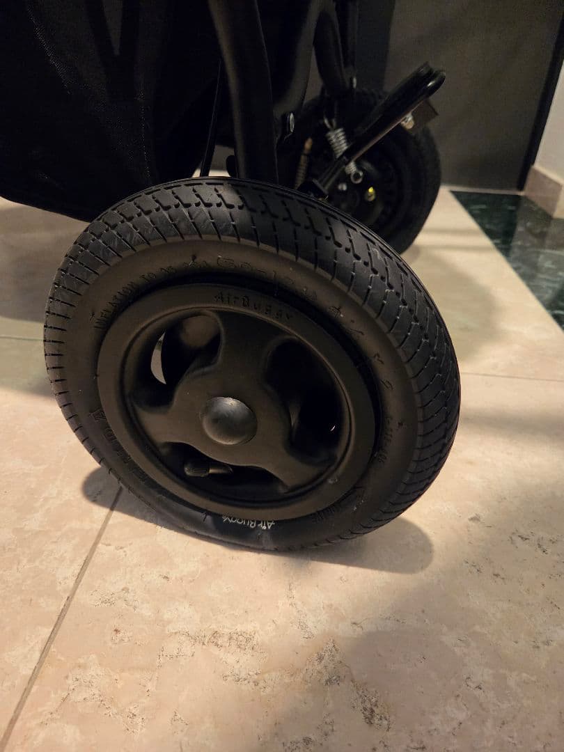 AirBuggy 犬用カート ブラウン メッシュカバー付き