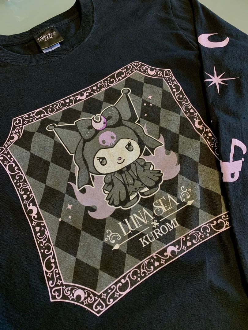 LUNASEA×KUROMI ロンT ルナシー クロミ Tシャツ サンリオ