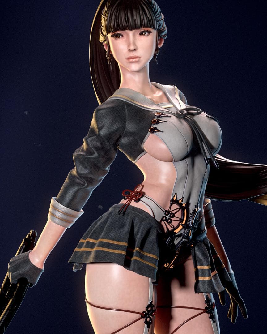 1/6 未塗装未組立 フィギュア ガレージキット ステラ―ブレイド Eve