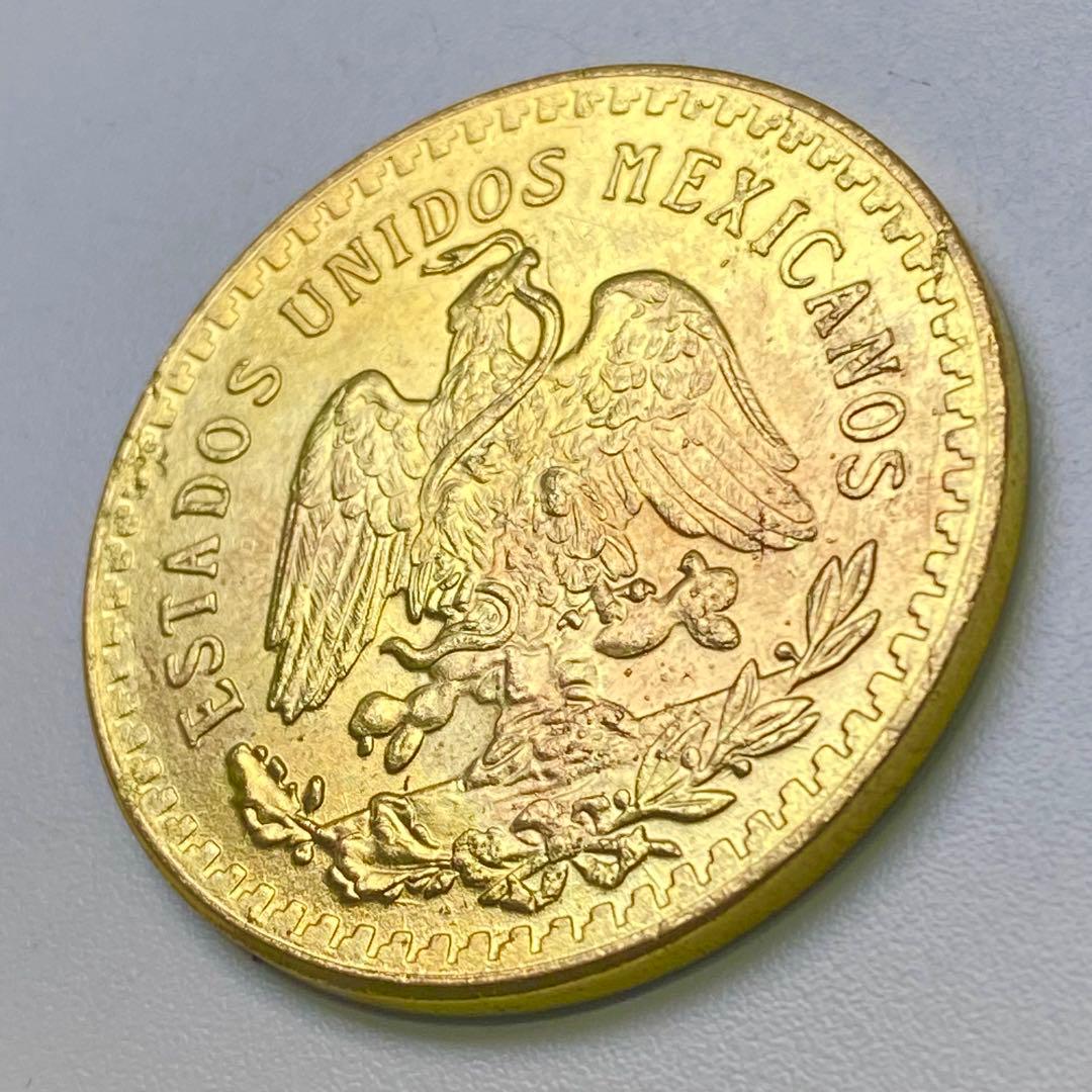 古銭　メキシコ　記念幣　勝利の女神　５０ペソ　１８２１／１９２１　詳細不明
